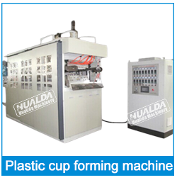 Custom Design 22 KW Cup Lid Forming Machine 10 - 35 Times / Min Max Cutting Speed
