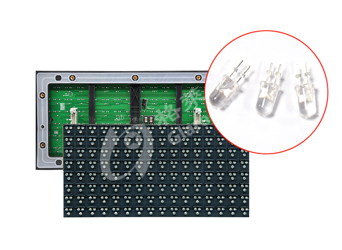 1.4A P25 dip 3 color led module High Brightness Outdoor LED Screen Panel Board