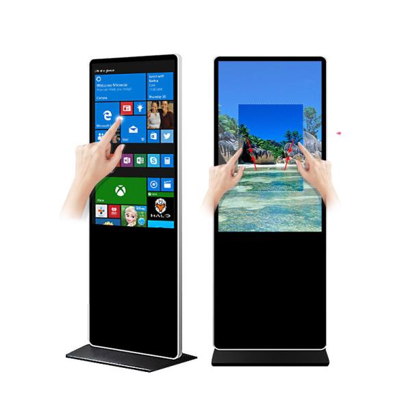 Quality 49" inch ground standing monitor touchscreen interactive Computer Android Win10/11 OS OEM ODM for sale