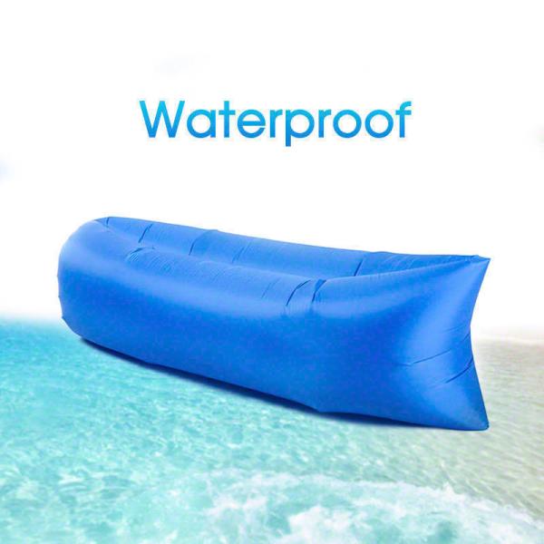 Outdoor Inflatable Polyester Air Sofa Portable Folding Waterproof Beach Air Lounger Couch