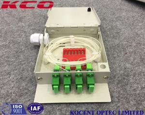China 4 8 12 16 Ports Fiber Optic Termination Box / Wallmount OTB Fiber Optic Terminal Box wholesale