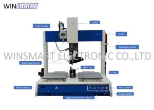Multi axis Automatic Smd Soldering Machine 90Kg For 0.6mm Dia Soldering Wires