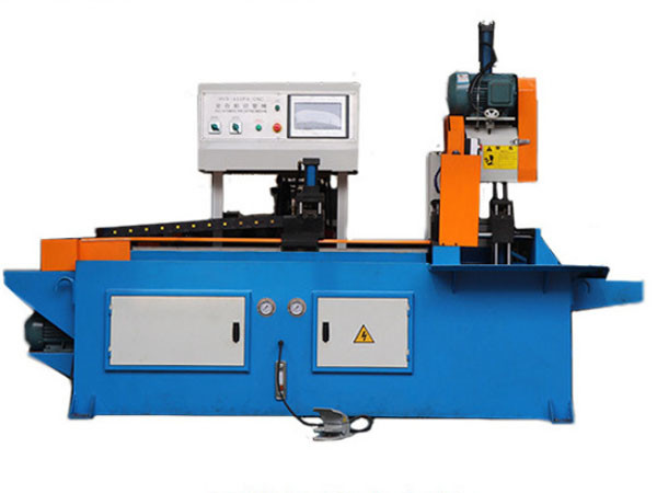 8.5KW Two Axis CNC Pipe Cutting Machine Full Automatic 120mm Diameter