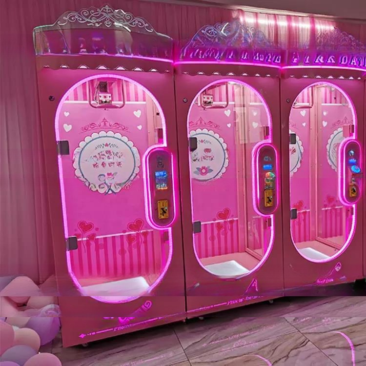 Colorful Doll Grabbing Machine Arcade Toy Grabber Machine For Game Center