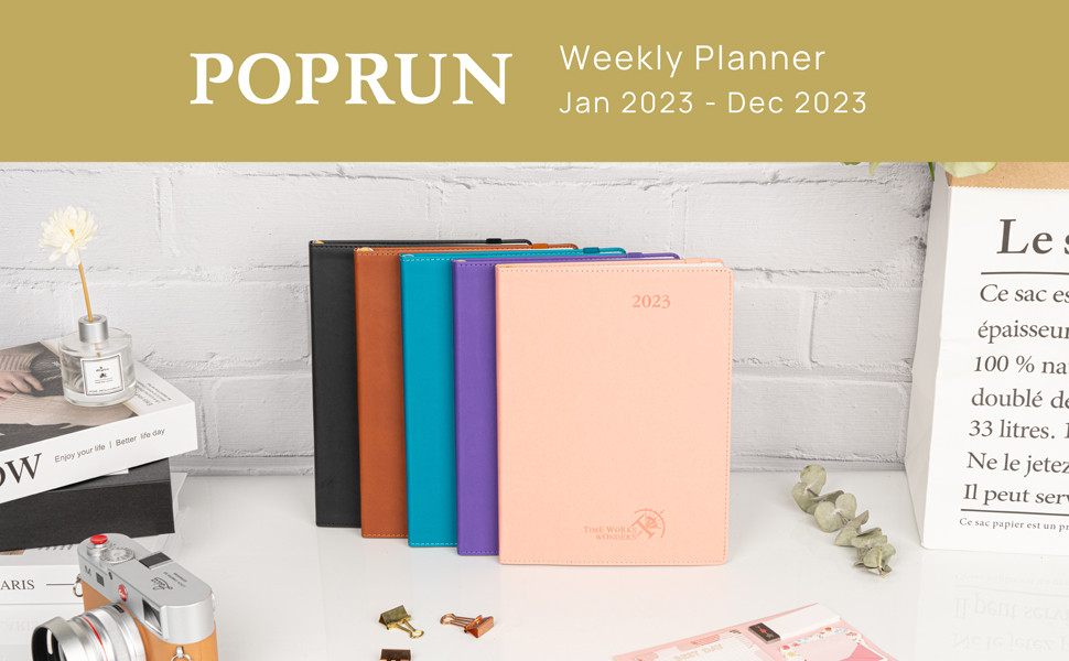 Softcover 2023 ODM Custom Weekly Planner 2022 2024 Yearly Agenda Monthly Tabs