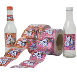 China printed self adhesive labels on a roll label sticker manufacturer wholesale