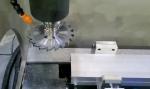 3 Axis CNC Controlled Profile Machining Center Working With Profile 3 Sides On