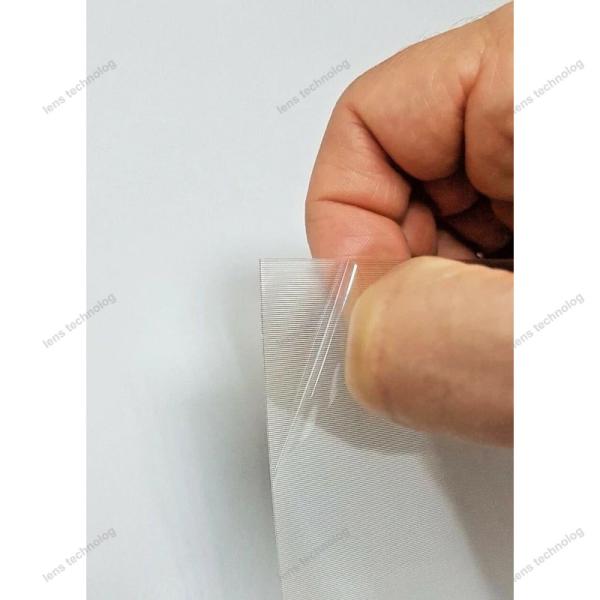 Quality PET Scratch Resistant Lenticular Plastic Sheet With 50 60 100 200 LPI Resolution for sale