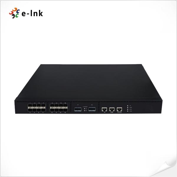 Quality Ethernet Switch Layer 3 Managed 16 Port 10G SFP + 2-Port 40G QSFP Fiber Switch for sale