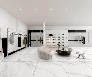 China Modern Tiles 1200x1200x9mm Antibacterial Tile And Indoor Floor Glazed Polished Porcelain Tile For Restaurant wholesale