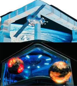 China Curved Flexible Round Outdoor Fixed LED Display P 4/P5.7 Method Outdoor Display Screen wholesale