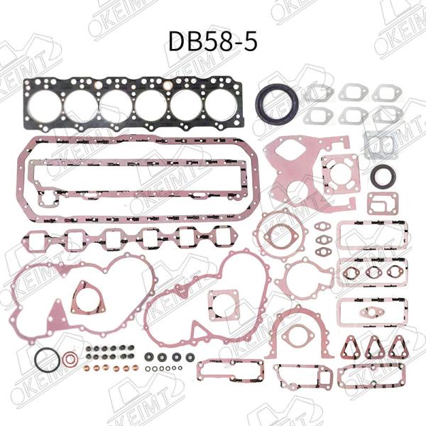 Overhaul Gasket Kit DB58 - 5 Full Gasket With Head Gasket For Machinery Engine