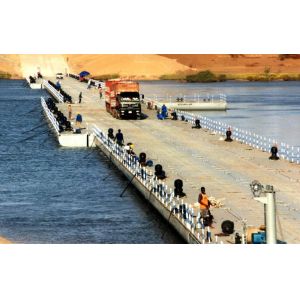 China Heavy Loading Capacity Floating Water Bridge With Single Pontoon wholesale