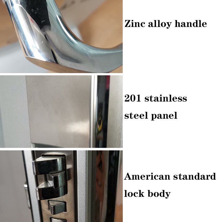 Smart Door Lock electronic house locks silver