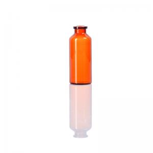 30ml amber low borosilicate medical injection vial