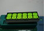 Custom super green 0.39inch 6 digit 14 segment led display for instrument panel