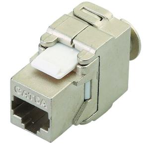 China 8 Pin Coupler CAT6 FTP RJ45 Keystone Jack For Networking wholesale