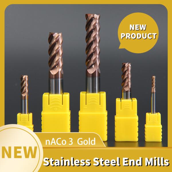 Special Design Solid Carbide End Mill 6x50mm-4F Brazed For Stainless Steel