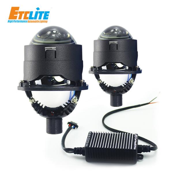 Quality Etclite Bi-led Led Car Projector Lens Light Bulb Lamp Headlight Bulbs High Power Super Bright Bi Led Projector Lens With for sale