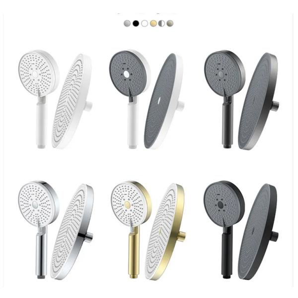 Complete shower head assembly view