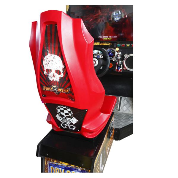 Indoor coin operated racing simulator video amusement dirty driving arcade car race game machine for arcade center