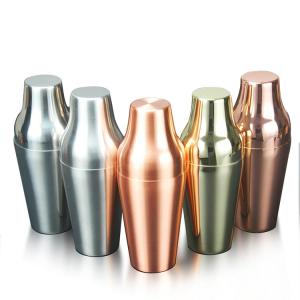 China Professional Bar Tools Stainless Steel Cocktail Shaker French Style wholesale