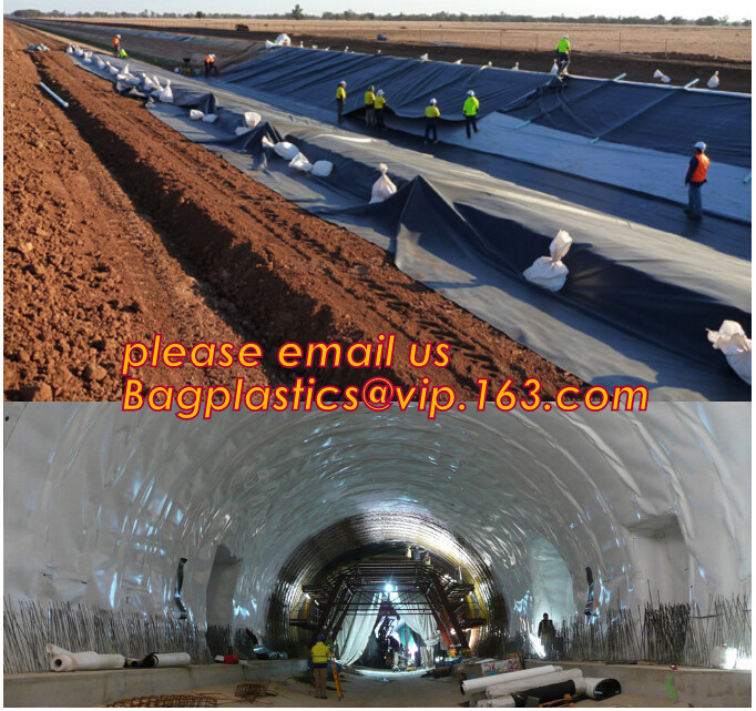 HDPE Geomembrane for Stock Water Tanks Liner,seepage-proofing HDPE film, 00:10 Fish Farm Pond Liner HDPE Geomembrane p