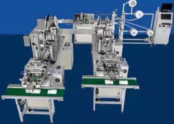 Quality Servo Drive Mask Making Equipment / Automation Face Mask Maker Machine for sale