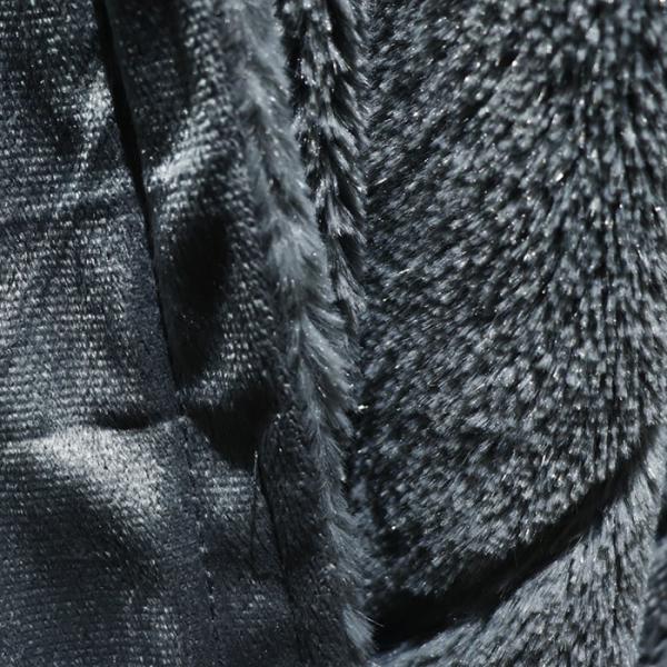 100% Polyester Coral Fleece Faux Fur Heated Blanket Minky Black Faux Fur Throw Blanket