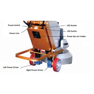 Heavy Duty Planetary Concrete Grinder Machine 20HP 750MM
