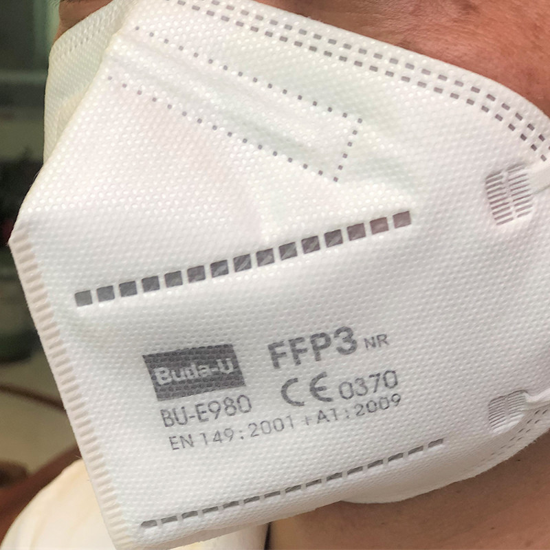 FFP3 Particle Filtering Half Mask , Breathable FFP3 Particulate Respirator , Excellent Packing Design