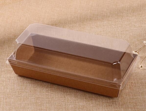 kraft paper sandwich box with window ,triangle sandwich box for packaging,Cardboard Box With Clear Window Burger Sandwic