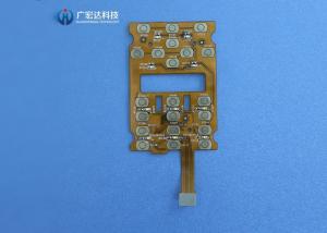 China Foldable Single Side Flex FPC Dome Array 3M Adhesive With Dual Access Dome Array wholesale