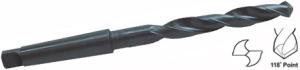 China 16mm DIN341 Long Type HSS Taper Shank HSS Twist Drill Bits Black Oxide For Metal wholesale