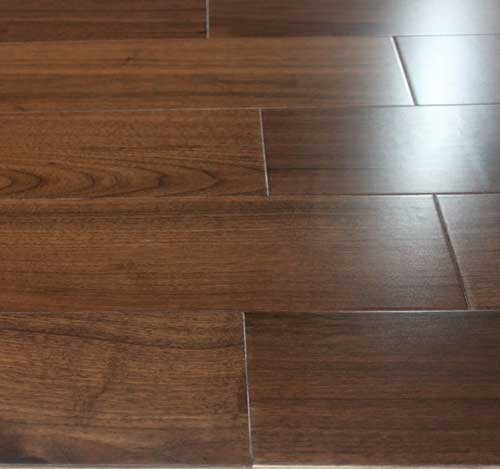 China premium American Black Walnut 125mm Engineered Hardwood Flooring wholesale