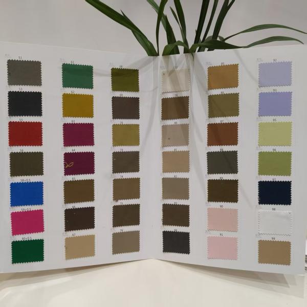 Comfortable Fashion Fabric 100% Polyester Pink Dress Shirt Fabric 165GSM