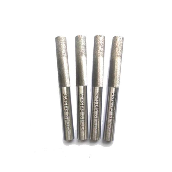 Diamond sintered stone carving tools for hard granite carving end mill ball nose and conical type