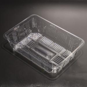 China Clear Plastic Food Serving Tray for Fresh Vegetable Fruit wholesale