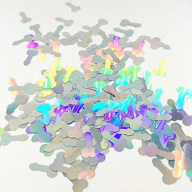 Easter-Themed 5mm Shaped HOHO Holographic Glitter in Assorted Colors