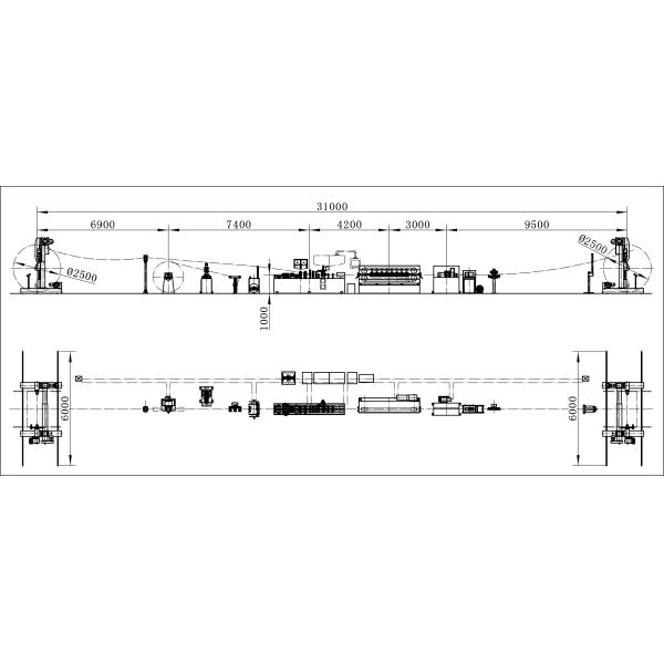 Φ180mm Metal Pipe Welding & Corrugating Line