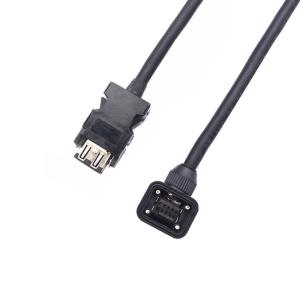 China Mrj3encbl Automotive PLC AC Servo Motor Encoder Cable Fit Misubishi on sale