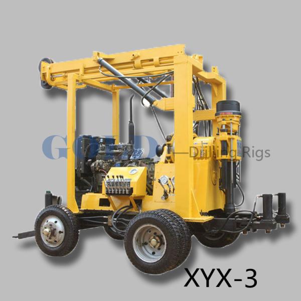 xyx-3 versatile drill unit with hydraulic drill tower and hydraulic feed system