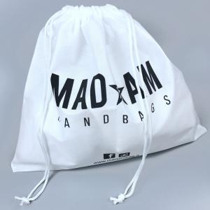 China Custom Printed Non Woven Satin Strings Drawstring Dust Bag wholesale