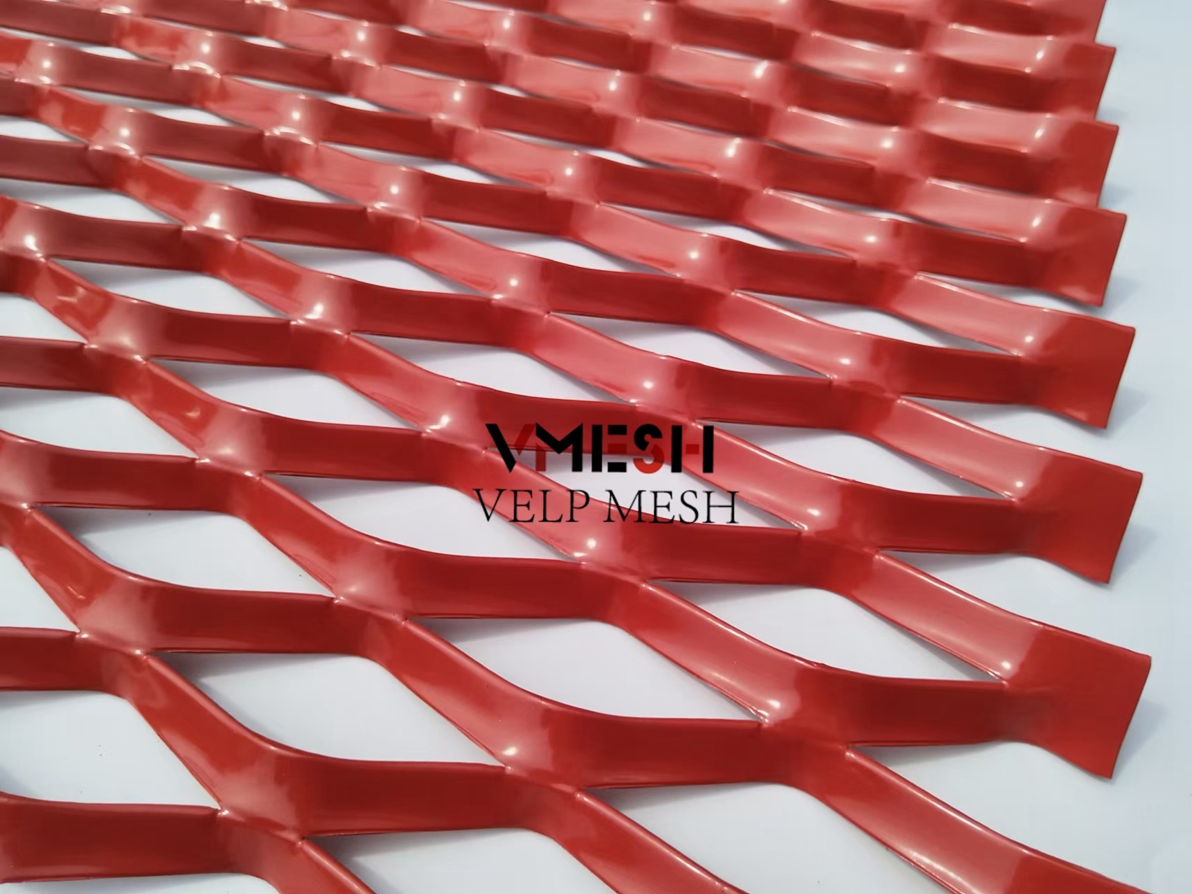 Architectural Facade Design Cladding PVDF Decorative Aluminum Expanded Mesh