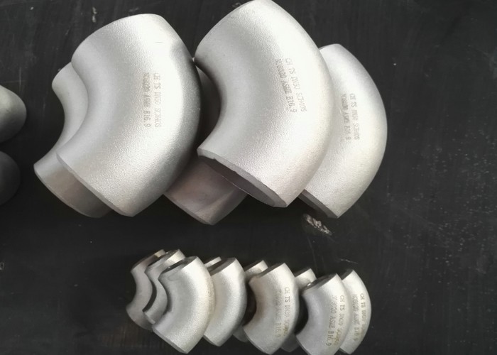 Alloy Steel Monel Alloy 400 UNS N04400 Pipe Fittngs 2" SCH40 90LR Elbow For Tooling And Machining