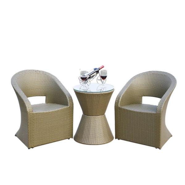Quality SGS Round Rattan Side Table for sale