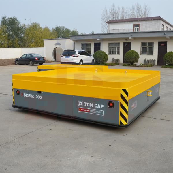 Quality Electric 15 Tons Battery Platform Trolley For Mold Handling Wireless Remote Control for sale