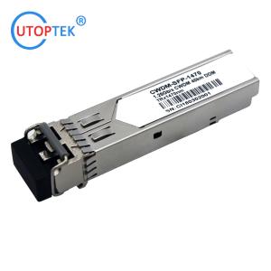 China 1.25G CWDM SFP 40km 1270~1610nm optical fiber transceiver module for cisco/huawei/Extreme/Alcatel/Arista wholesale