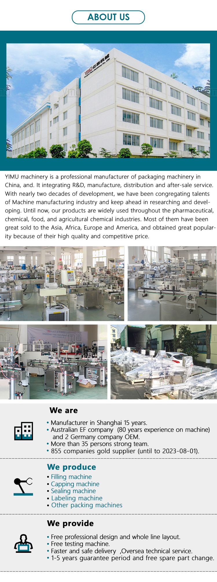 YM620 Automatic Square Bottles Label Applicator Jerry Can F-Styel Jugs Two Heads Labeling Machine
