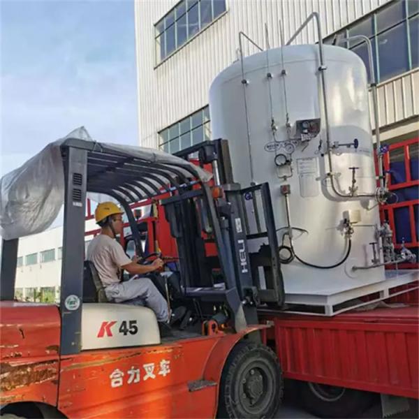 Super Vacuum Insulation Cryogenic Micro Bulk Storage Tank 